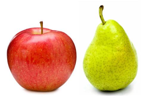 نتیجه تصویری برای سیب و گلابی