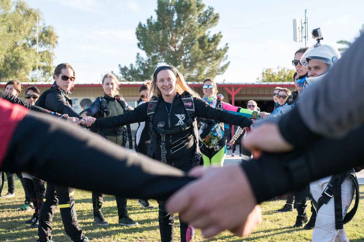 Women's Verticle World Record in Eloy, Arizona