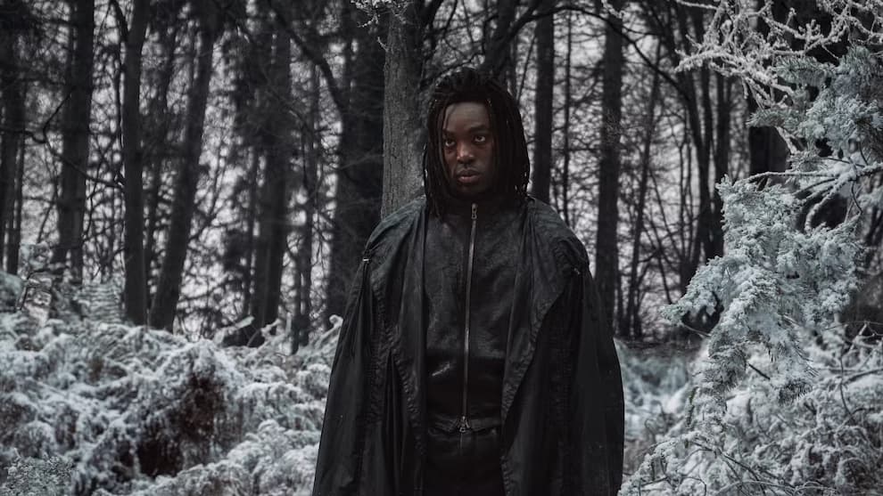 paapa-essiedu-as-professor-severus-snape-in-the-snowy-woods-in-harry-potter-and-the-philosopher-s-stone