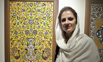 گالری جانا میزبان جلوه‌هایی از کاشی‌کاری کرمان