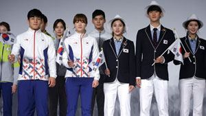 ورزشکاران کره‌جنوبی با لباس ضد پشه در المپیک