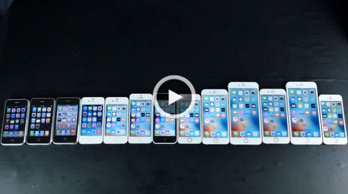 مقایسه تمام سری‌های iPhone تا به حال ساخته شده با یکدیگر