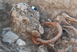 کشف اسکلت‌های باستانی متعلق به سده دوم میلادی در فرانسه