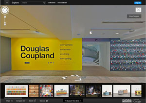 از نمایشگاه هنری داگلاس کُپلند با کمک استریت ویوی گوگل بازدید کنید!