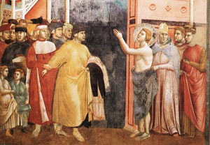 ترمیم ناشیانه دیوارنگاره‌های قرون وسطایی کلیسای سنت فرانسیس آسیزی ایتالیا