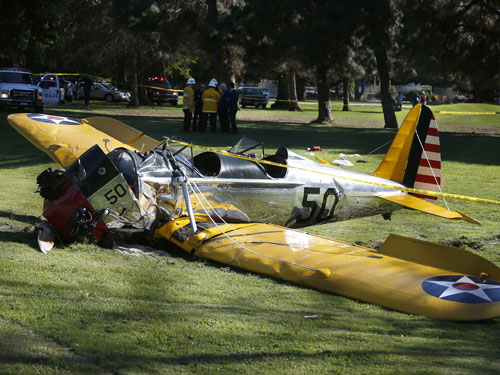 سقوط هواپیمای هریسون فورد