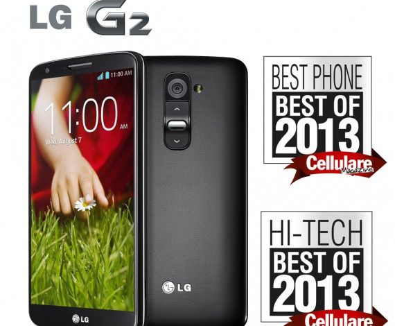 Cellulare Magazine: ال‌جی G2 بهترین تلفن همراه ۲۰۱۳