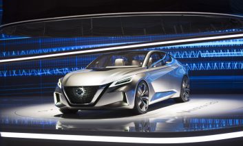 اتومبیل نیسان وی‌موشن ۲٫۰ (Nissan's Vmotion 2.0) از نزدیک جذاب‌تر است