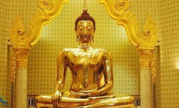 بزرگترین مجسمه طلایی بودا