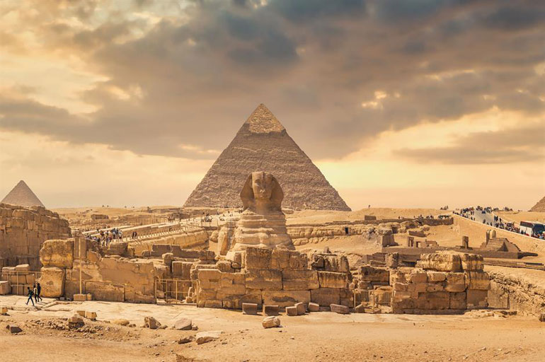 Pyramids and Great Sphinx of Giza, Giza Plateau, Cairo