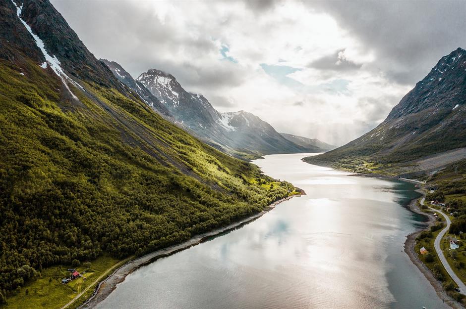 Lyngen Fjord, Troms and Finnmark, Norway