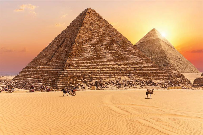 Pyramid of Khafre, Giza Plateau, Cairo