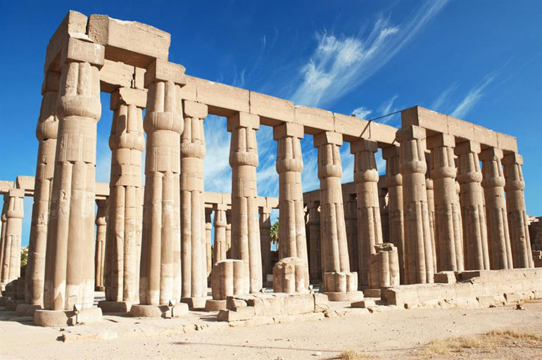 Solar Court, Luxor Temple, Luxor