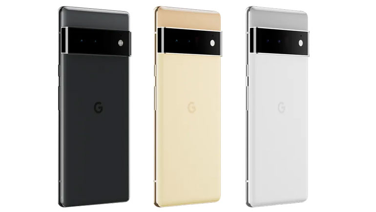 The Pixel 6 Pro comes in three staid color options