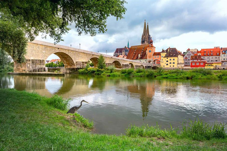 Old Stone Bridge, Regensburg, Germany