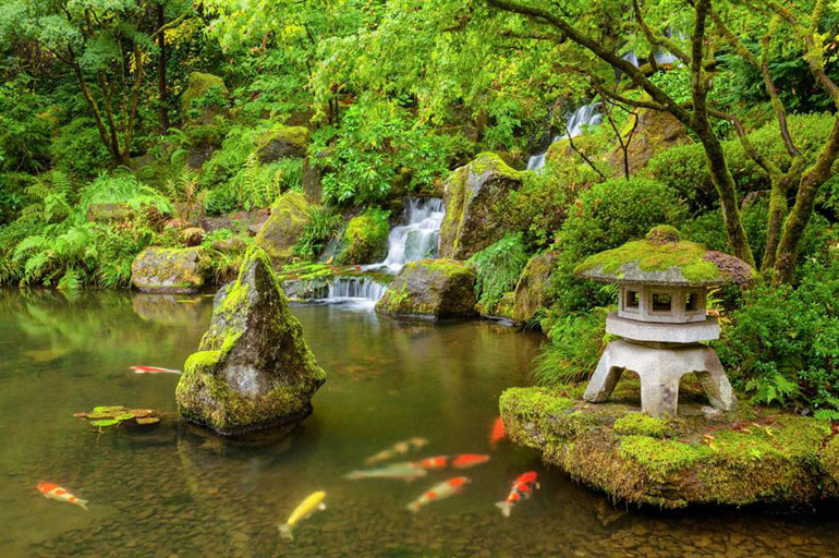 Portland Japanese Garden, Portland, Oregon, USA