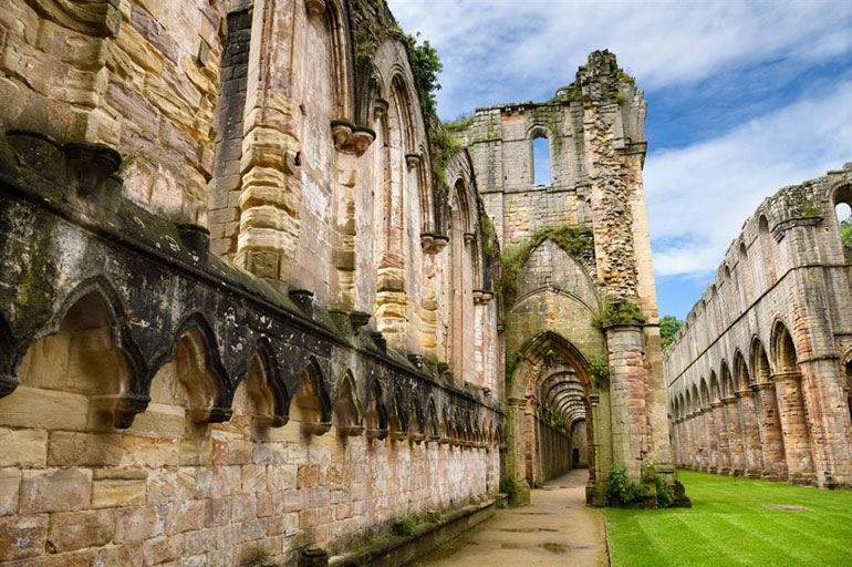 Fountains Abbey, Ripon, North Yorkshire, England