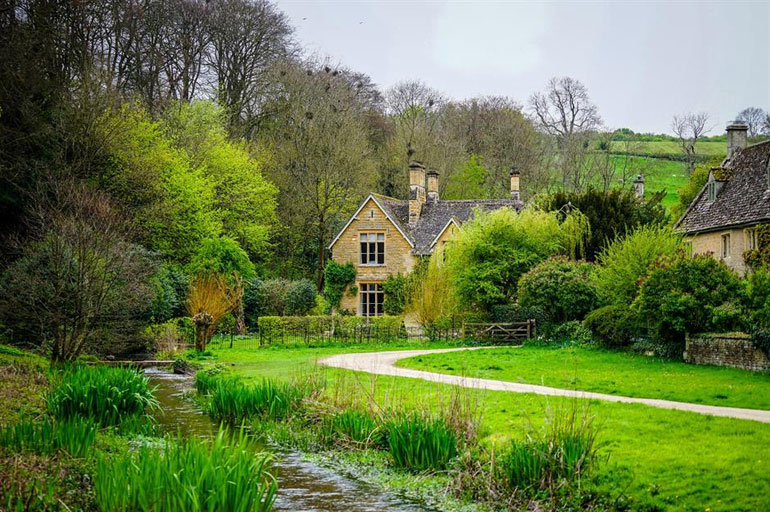 Upper and Lower Slaughter, Gloucestershire, England