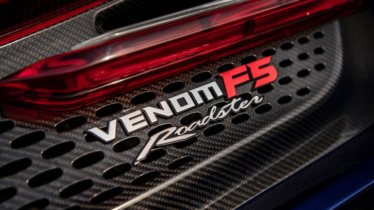 The Hennessey Venom F5 Roadster