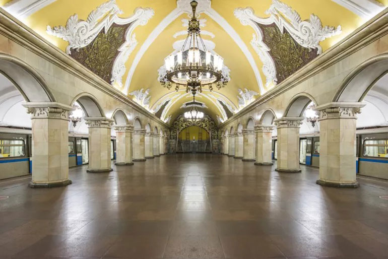 Komsomolskaya Station, Moscow, Russia