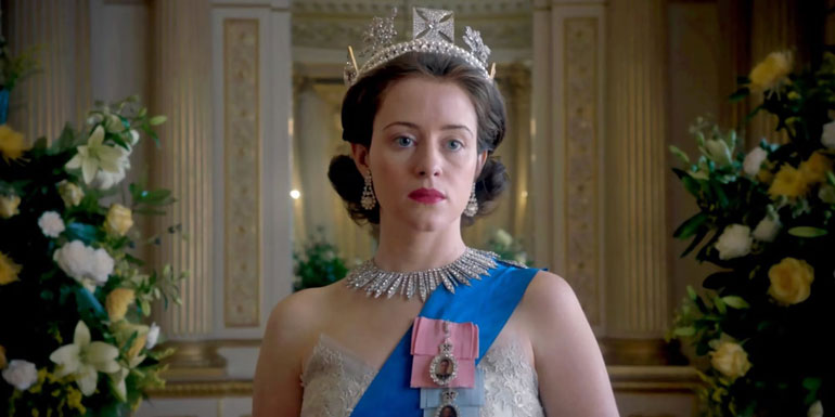 Claire Foy in The Crown (Seasons 1 and 2)