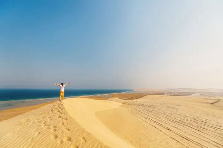 جاذبه دیدنی دریای داخل خشکی کشور قطر