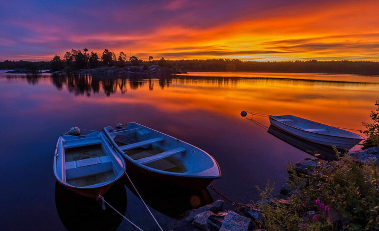 زیباترین دریاچه‌های سوئد