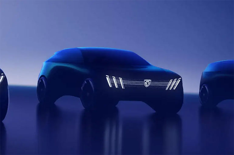 در طرحی که پژو از نسل جدید مدل ۳۰۰۸ منتشر کرده چراغ‌های جدید ماشین دیده می‌شود