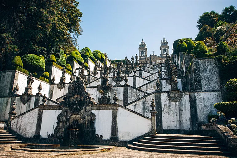 The Staircase of Bom Jesus de Braga Sanctuary, Braga, PortugalCanva
