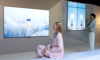 تلویزیون‌های OLED ال‌جی در نمایشگاه هنر فریز نیویورک