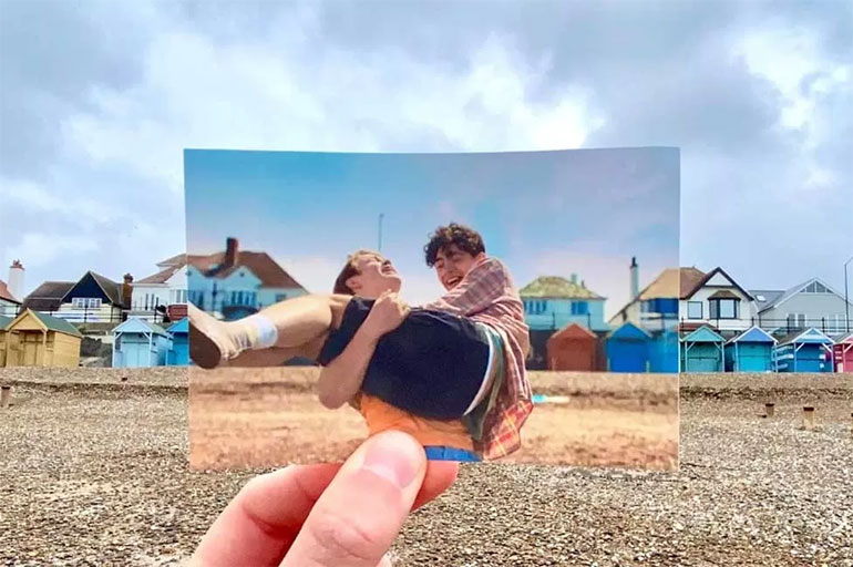 عکاس می‌گوید که انجام صحنه‌ی پایانی ساحلی از مجموعه تلویزیونی پرطرفدار Netflix به نام "Heartstopper" در هرن بی را "به شدت دوست داشت".