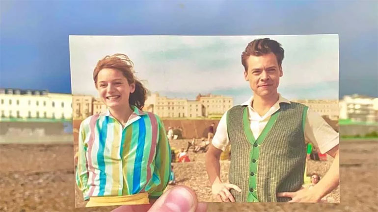 اما کرین و هری استایلز فیلم "پلیس من" را در ساحل برایتون فیلمبرداری کردند.