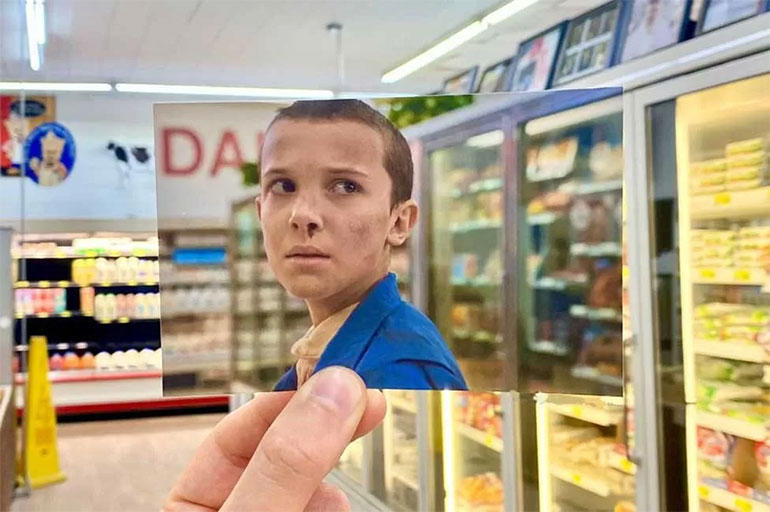 در یک سوپرمارکت در فاصله 20 مایل جنوب غربی اتلانتا، فروشگاه پیگلی ویگلی واقع شده است. در اینجا در سریال Stranger Things، کاراکتر الون با وافل اگو خارج می‌شود.