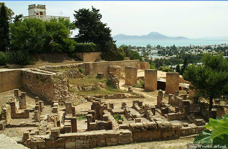 Ruins of Carthage, Tunisia