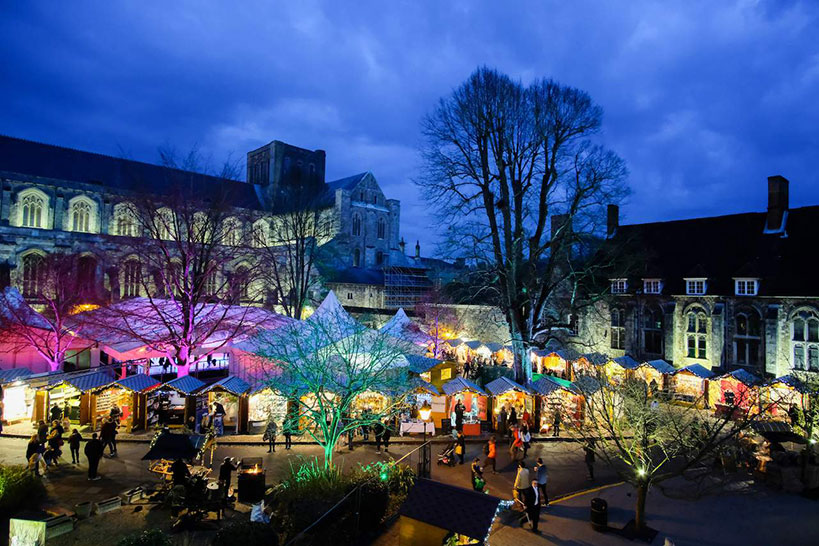 Winchester Cathedral Christmas Market, UK