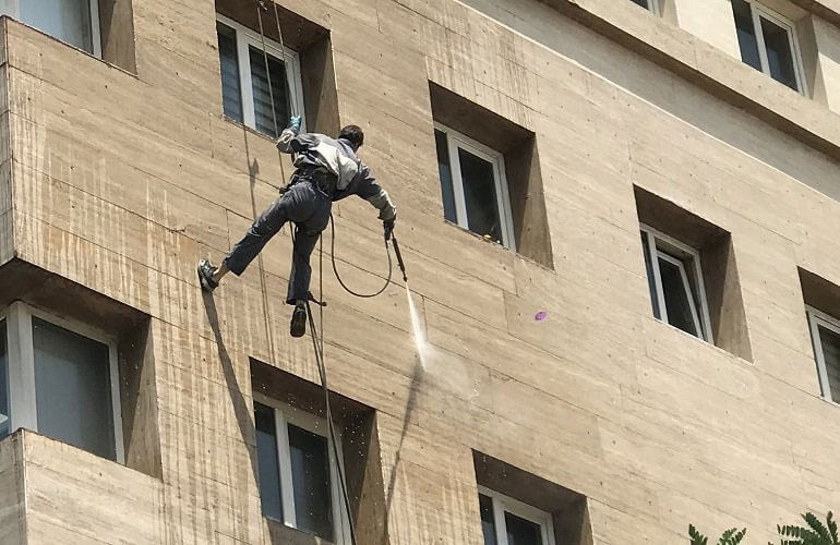 شستن نمای ساختمان در تهران