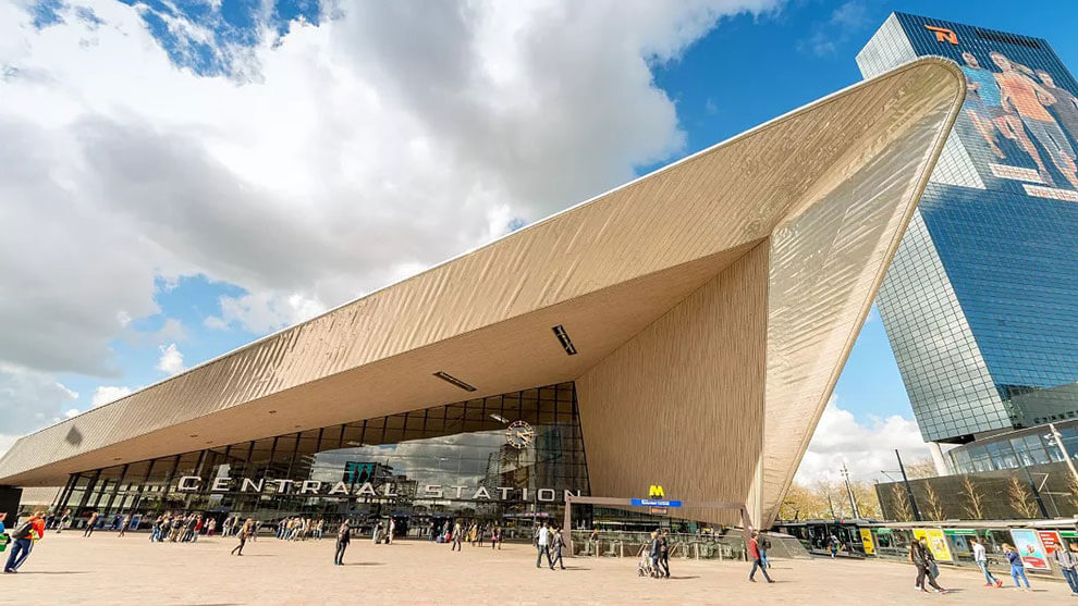Rotterdam Centraal Station in Rotterdam, the Netherlands.Canva