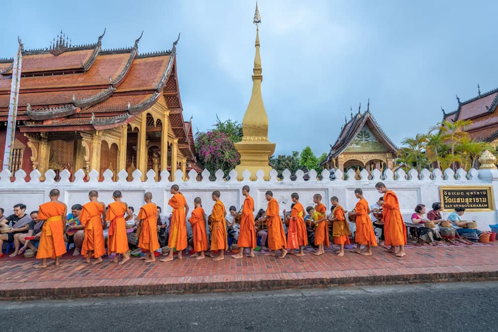 The laid-back pace of Luang Prabang in northern Laos makes it a draw for travelers. Chanchai Duangdoosan/Shutterstock