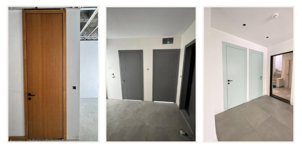 درب اتاق خواب چوبی