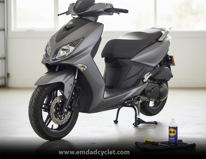 نحوه باز کردن صندلی موتور اسکوتر