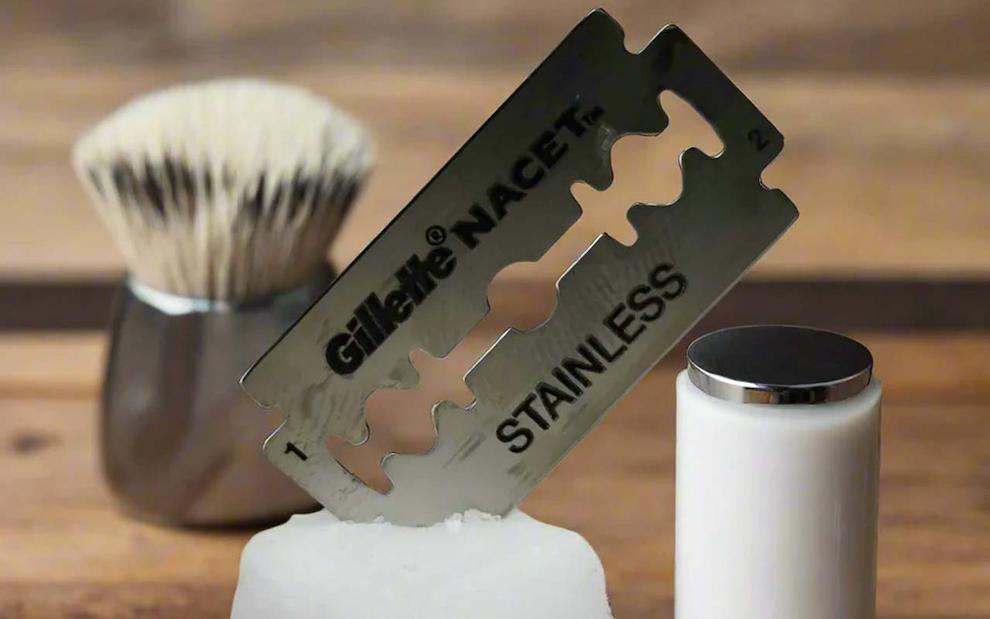 تیغ اصلاح سنتی ژیلت ناست Nacet سوسماری