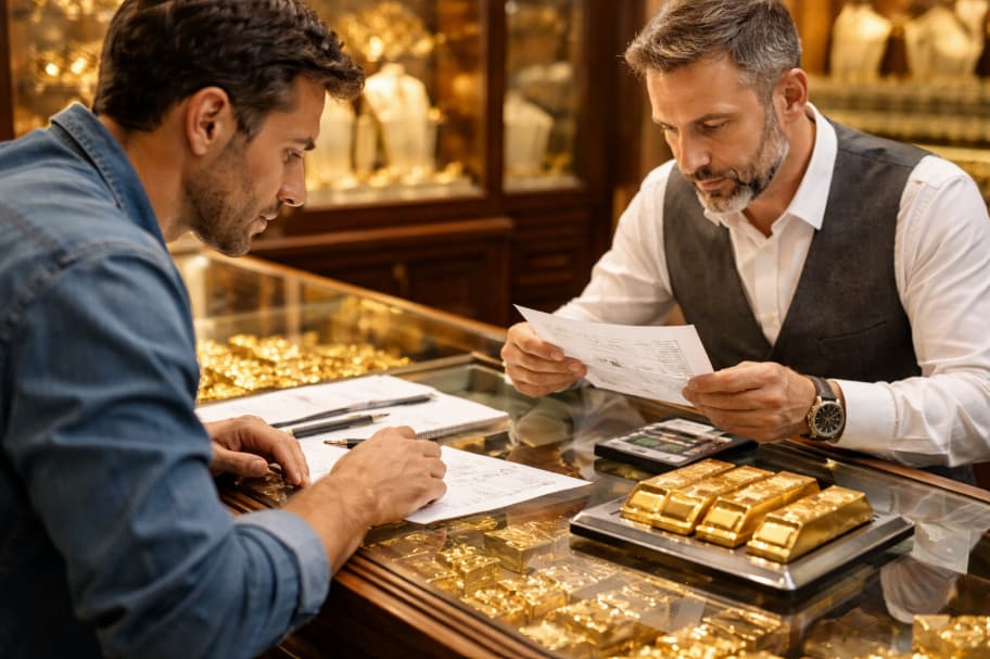 خرید فیزیکی طلای آب شده