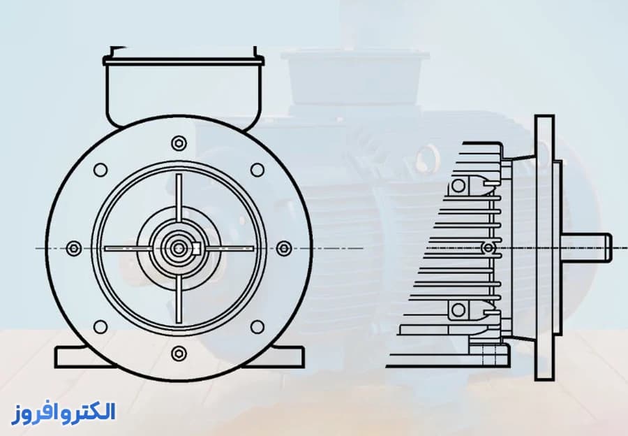 نصب فلنج الکتروموتور