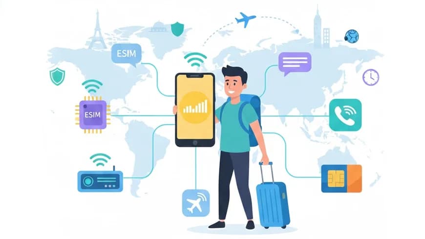 چگونه در سفرهای خارجی از اینترنت و تماس بدون محدودیت استفاده کنیم؟