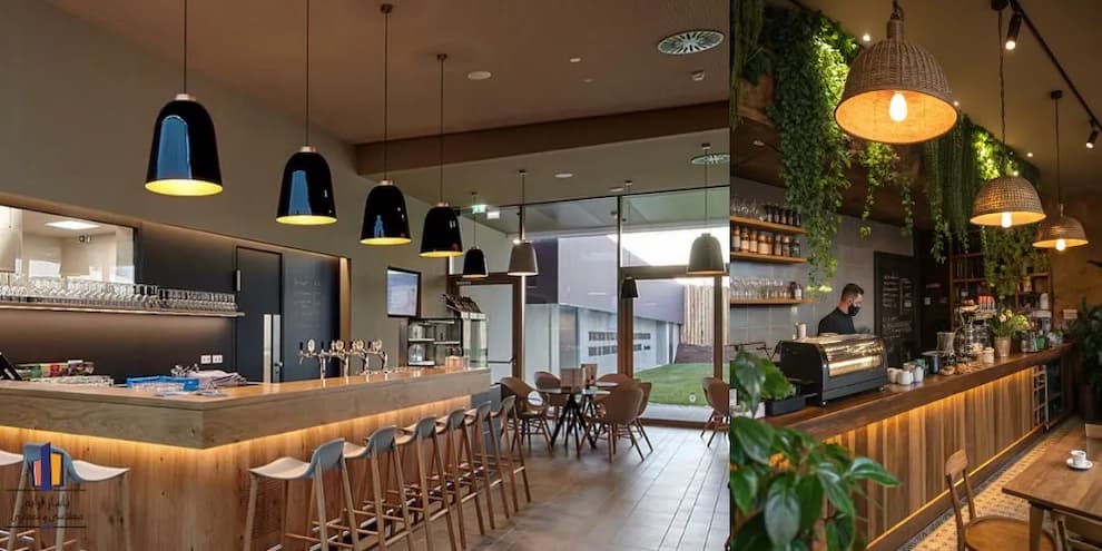 نورپردازی کافه