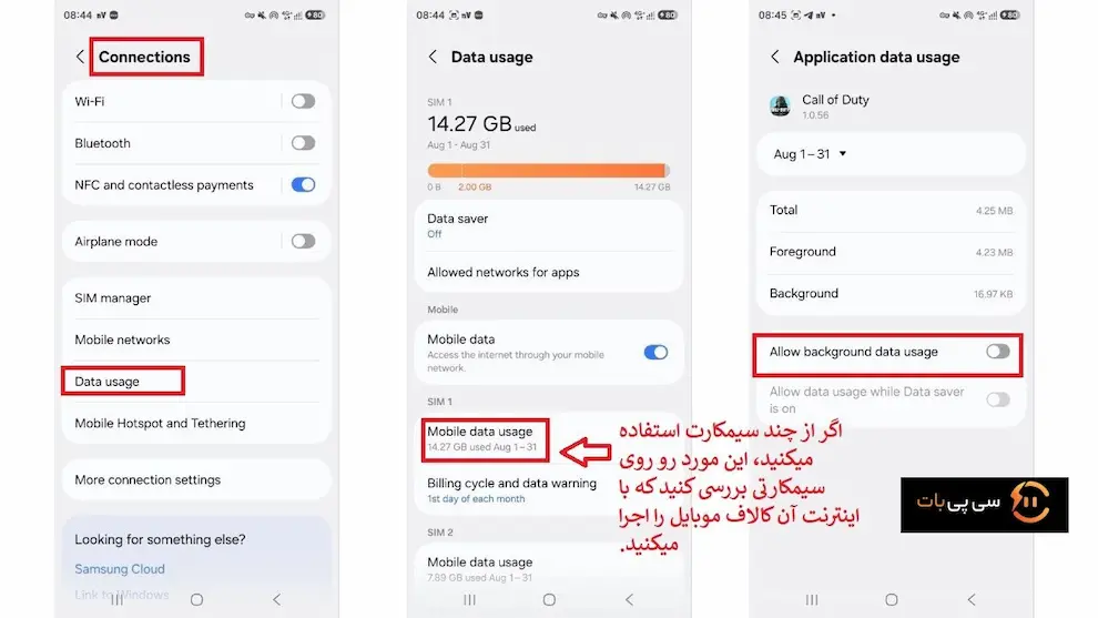 چطور مصرف اینترنت رو توی گوشی های اندروید کم کنیم ۱