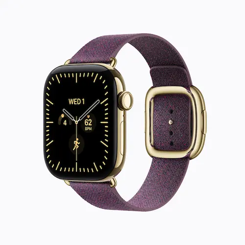 Apple-Watch-Series-12-Radiant-Gold-Titanium-with-Mulberry-Modern-Buckle-260909