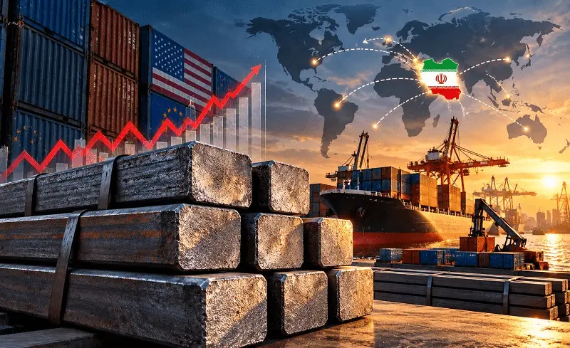 قیمت شمش فولادی و رابطه آن با تحریم‌ها و صادرات