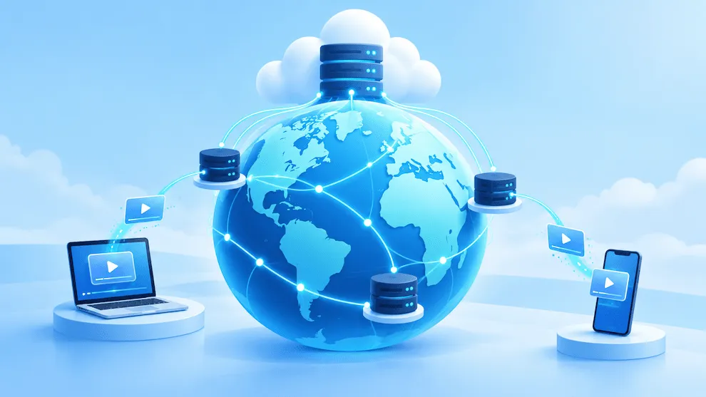 توزیع فایل‌ها با CDN برای کاربران مناطق مختلف